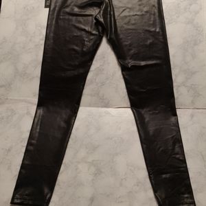 Wild Fable Med Black Faux Leather Leggings